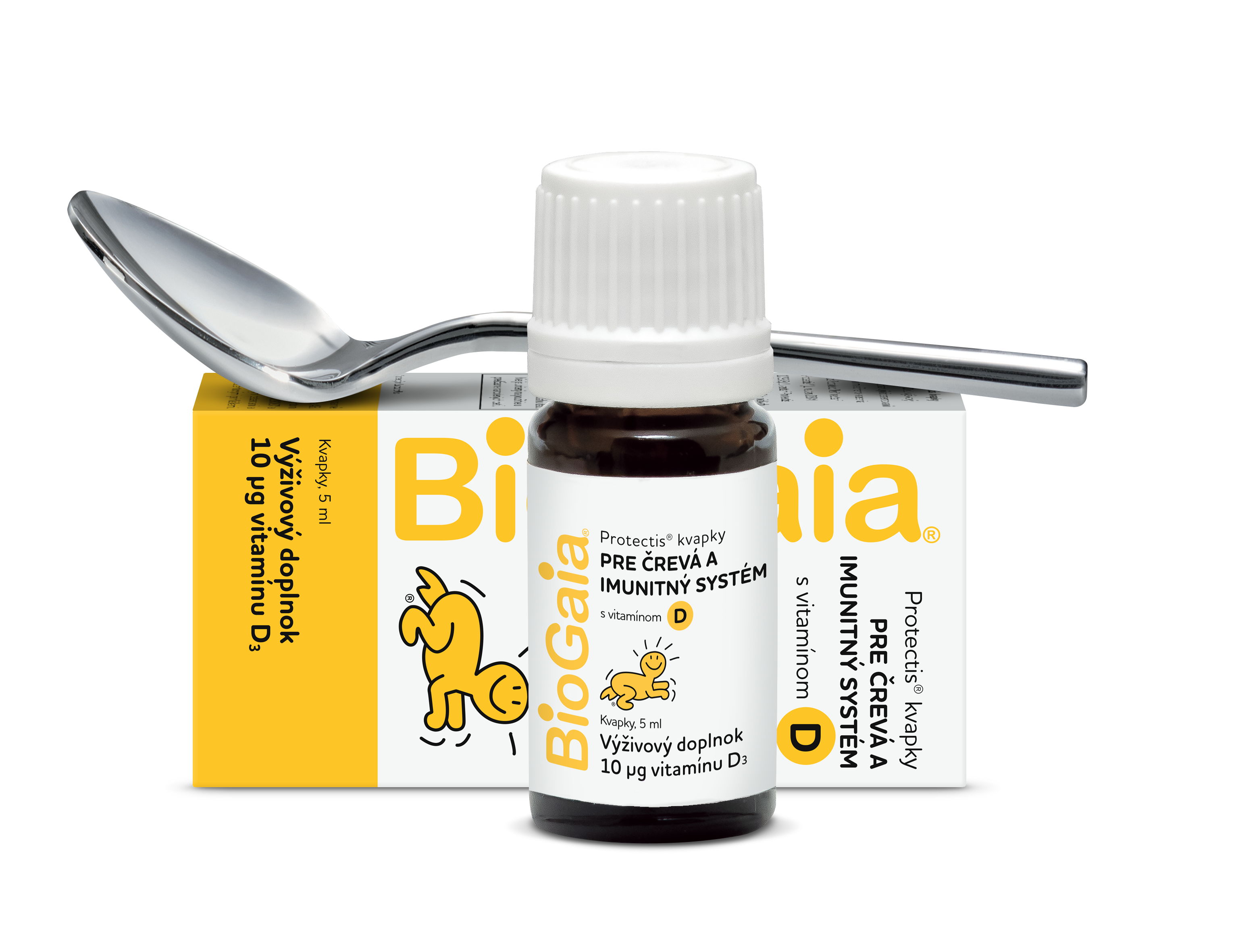 BioGaia Protectis® s vitamínom D – detské probiotické kvapky pre črevá a imunitný systém