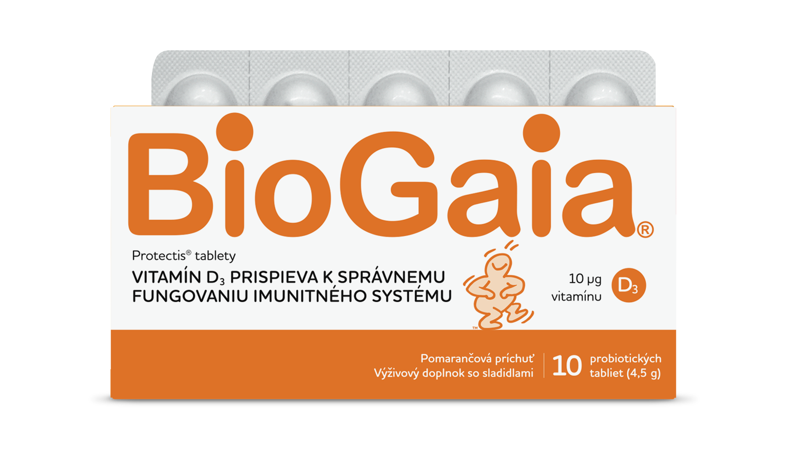 BioGaia® ProTectis s vitamínom D – žuvacie tablety pre celú rodinu