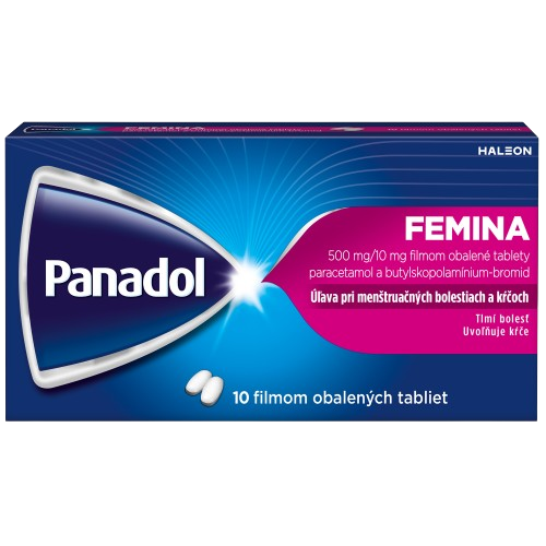 Panadol® Femina – proti menštruačným bolestiam