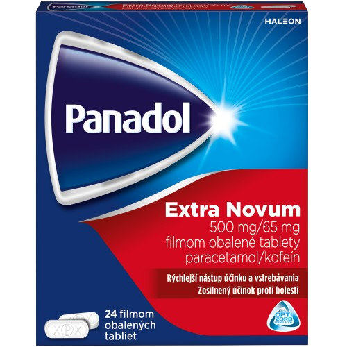 Panadol® Extra Novum – zosilnený účinok proti bolesti