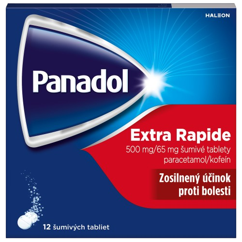 Panadol® Extra Rapide šumivé tablety – zosilnený účinok proti bolesti