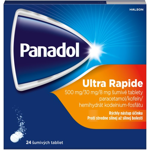 Panadol® Utra Rapide šumivé tablety – proti silnej bolesti