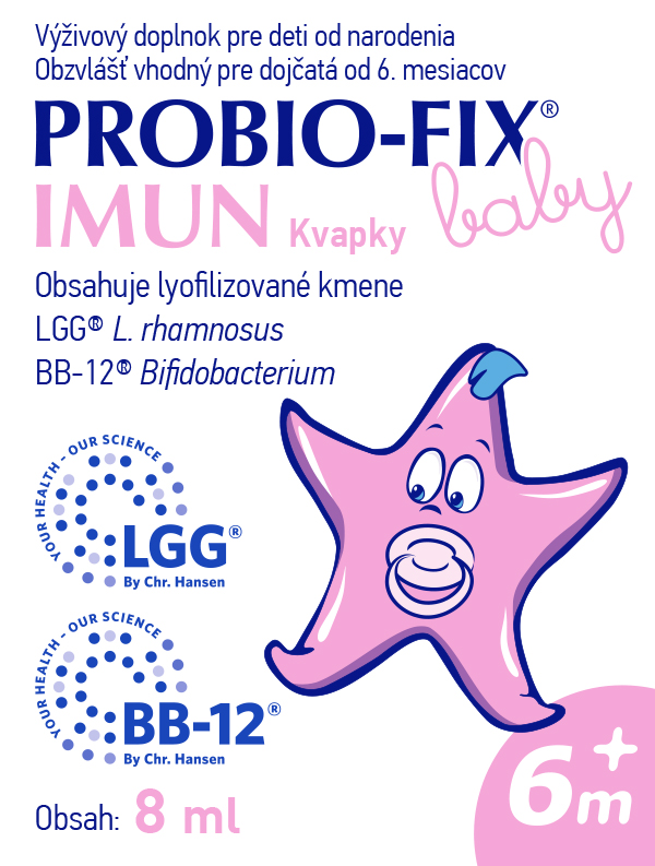 Probio-fix® IMUN baby – pre dojčatá od 6 mesiacov